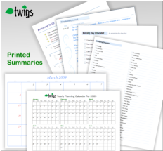 Printable summaries are all pre-formatted and ready to use.